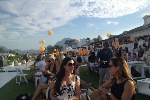 Beautiful ladies at the Veuve Cliquot Masters Polo 2016