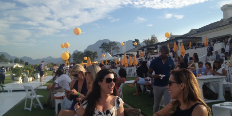 Beautiful ladies at the Veuve Cliquot Masters Polo 2016